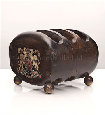 Lot 50 - A SOUVENIR BLOCK FROM THE ROYAL YACHT VICTORIA...
