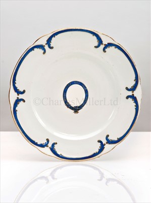 Lot 51 - A 19TH-CENTURY PLATE SUPPLIED FOR A ROYAL...