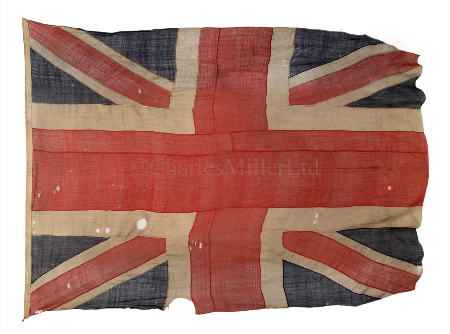 Lot 53 - A VERY RARE AND FINELY PRESERVED UNION FLAG...