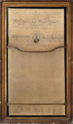 Lot 54 - A REMARKABLE PRINTED BROADSHEET REGARDING THE...