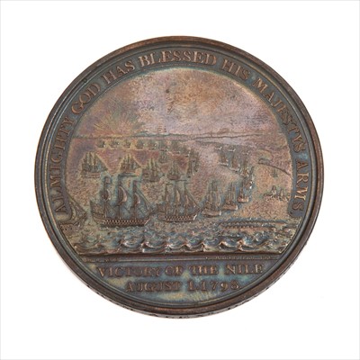 Lot 68 - ALEXANDER DAVISON'S MEDAL FOR THE NILE, 1ST...