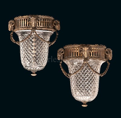 Lot 199 - A PAIR OF DECKHEAD LAMPS FROM THE FIRST CLASS...