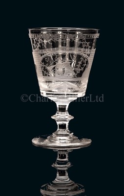Lot 220 - A FINELY ETCHED 19TH-CENTURY SUNDERLAND...