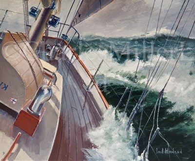 Lot 14 - IAN HANSEN (AUSTRALIAN, B. 1948)<br/>On Board...