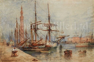 Lot 16 - CLAUDE T.S. MOORE (BRITISH, 1853-1901)<br/>Grimsby...