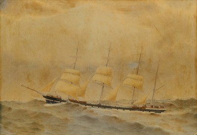 Lot 3 - HAROLD PERCIVAL (1868-1914)<br/><br/>The full masted...