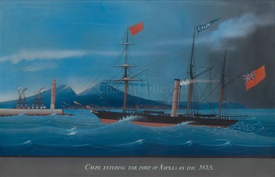 Lot 15 - NEAPOLITAN SCHOOL (19TH CENTURY)<br/><br/>The steam...