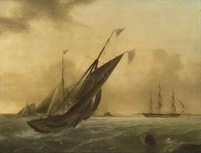 Lot 24 - CIRCLE OF NICHOLAS CONDY<br/><br/>Yachts of the Royal...