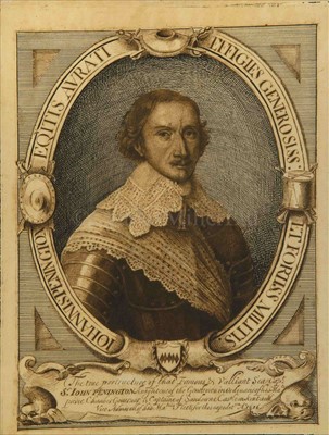 Lot 29 - A PEN AND INK PICTURE OF SIR JOHN...