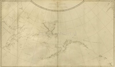 Lot 31 - AN 18TH-CENTURY CHART OF THE BERING...