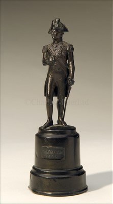 Lot 47 - A SMALL CENTENARY COPPER STATUETTE OF LORD...