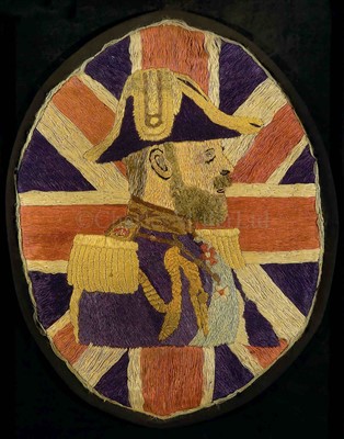 Lot 61 - AN EARLY 20TH-CENTURY SAILOR'S SILKWORK...
