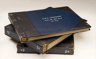 Lot 69 - H.M.S. VANGUARD: OFFICIAL COMMISSIONING...