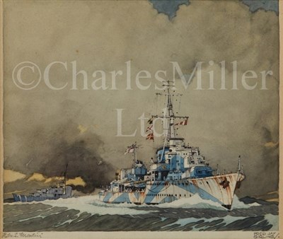 Lot 33 - FRED J. GIRLING (BRITISH, 20TH CENTURY)<br/>H.M.S....