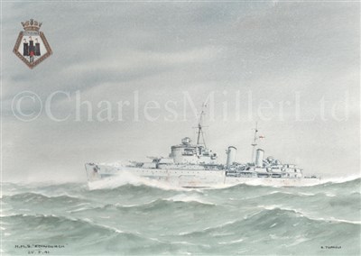 Lot 44 - E. TUFNELL (BRITISH, 1888-1978)<br/>H.M.S....