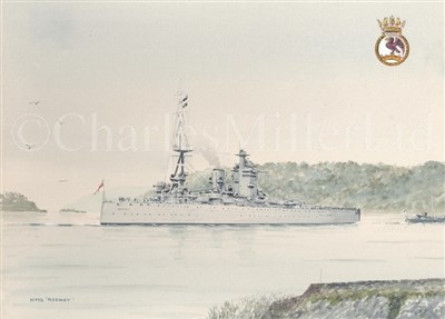 Lot 47 - E. TUFNELL (BRITISH, 1888-1978)<br/>H.M.S....