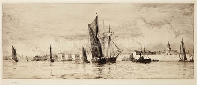 Lot 1 - WILLIAM LIONEL WYLLIE (BRITISH,...