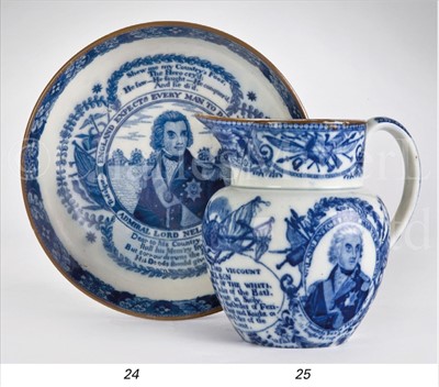 Lot 24 - A COMMEMORATIVE PEARLWARE BOWL, CIRCA...