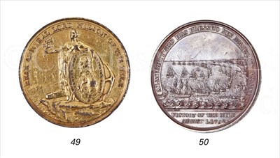 Lot 50 - ALEXANDER DAVISON'S MEDAL FOR THE BATTLE OF...