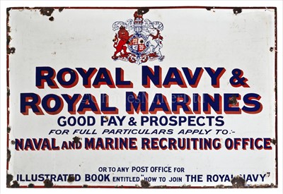 Lot 78 - AN EARLY 20TH-CENTURY ROYAL NAVY AND ROYAL...