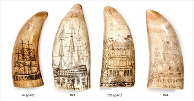 Lot 105 - A LARGE 19TH-CENTURY AMERICAN SAILOR'S...