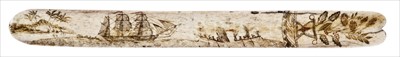 Lot 110 - A FINE 19TH-CENTURY AMERICAN SAILOR'S...