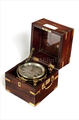 Lot 182 - A TWO-DAY MARINE CHRONOMETER BY D. McGREGOR &...