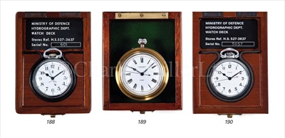 Lot 189 - A SILVER-CASED DECK WATCH BY ULYSSE NARDIN...