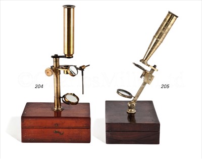 Lot 204 - A LATE 19TH-CENTURY PORTABLE MONOCULAR...