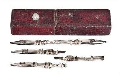 Lot 210 - A LATE 18TH-CENTURY ENGLISH POCKET DRAWING...