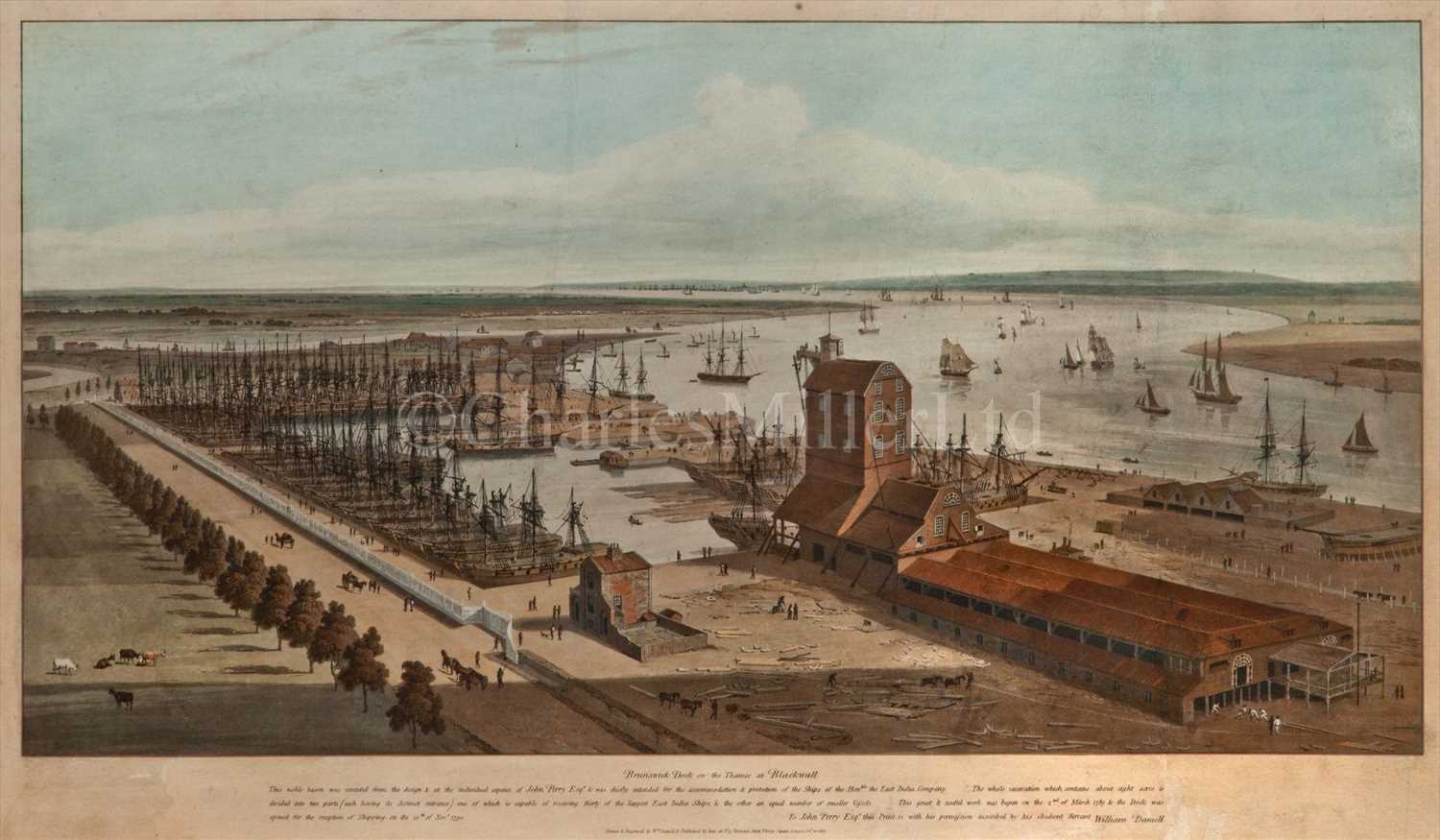 Lot 1 - 'BRUNSWICK DOCK ON THE RIVER THAMES AT...