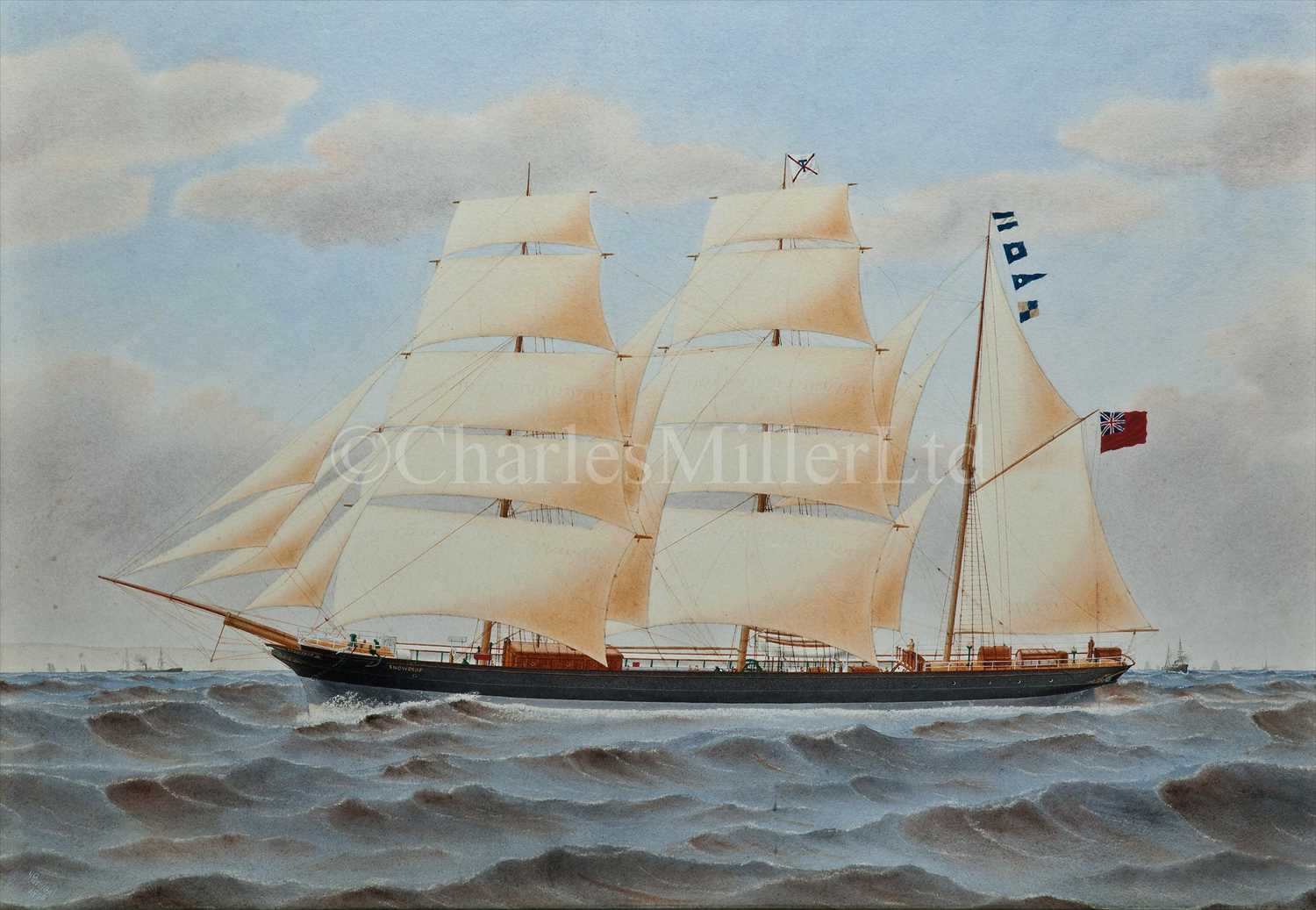 Lot 11 - H. PERCIVAL (BRITISH, FL.1875-1910)<br/>The barque...