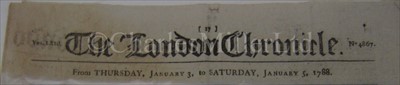 Lot 28 - THE FIRST FLEET<br/>"His Majesty has received...