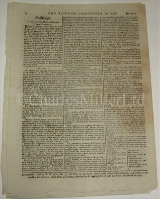 Lot 28 - THE FIRST FLEET<br/>"His Majesty has received...