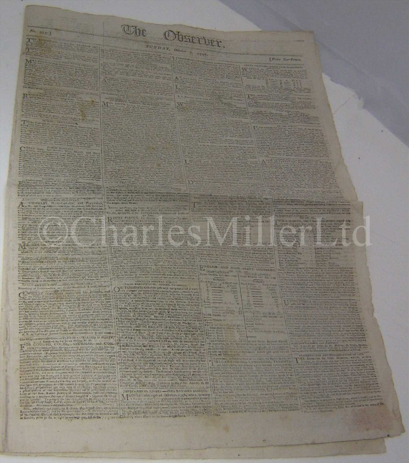 Lot 32 - BATTLE OF THE NILE: NELSON'S OFFICIAL...