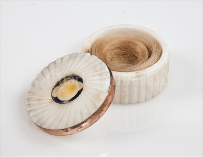 Lot 35 - ADMIRAL LORD NELSON: A LOCK OF HAIR<br/>a generous...