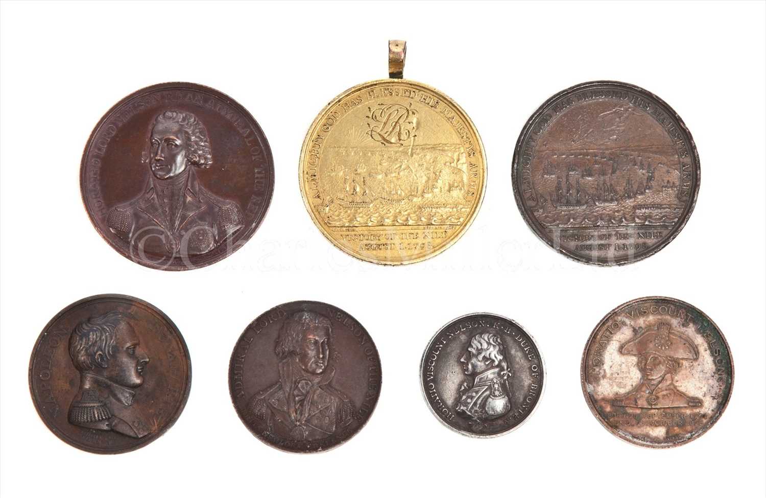 Lot 36 - ADMIRAL LORD NELSON: A GROUP OF SIX...