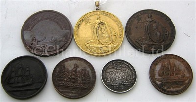 Lot 36 - ADMIRAL LORD NELSON: A GROUP OF SIX...