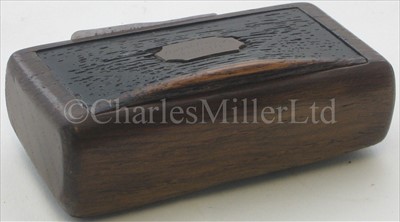 Lot 41 - THE ROYAL GEORGE, 1782<br/>a snuff box made of oak...