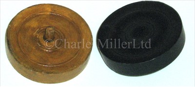 Lot 80 - A 19TH-CENTURY SAILOR'S PORTABLE WOODEN GAMES...