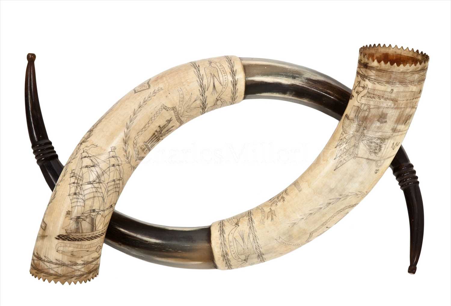 Lot 87 - AN UNUSUAL PAIR OF 19TH-CENTURY...