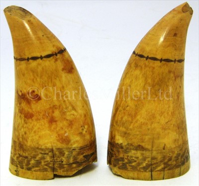 Lot 92 - A PAIR OF 19TH-CENTURY SAILOR'S...