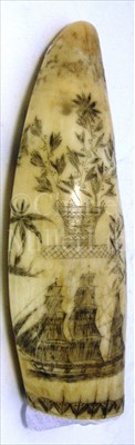 Lot 96 - A SMALL 19TH-CENTURY SAILOR'S...