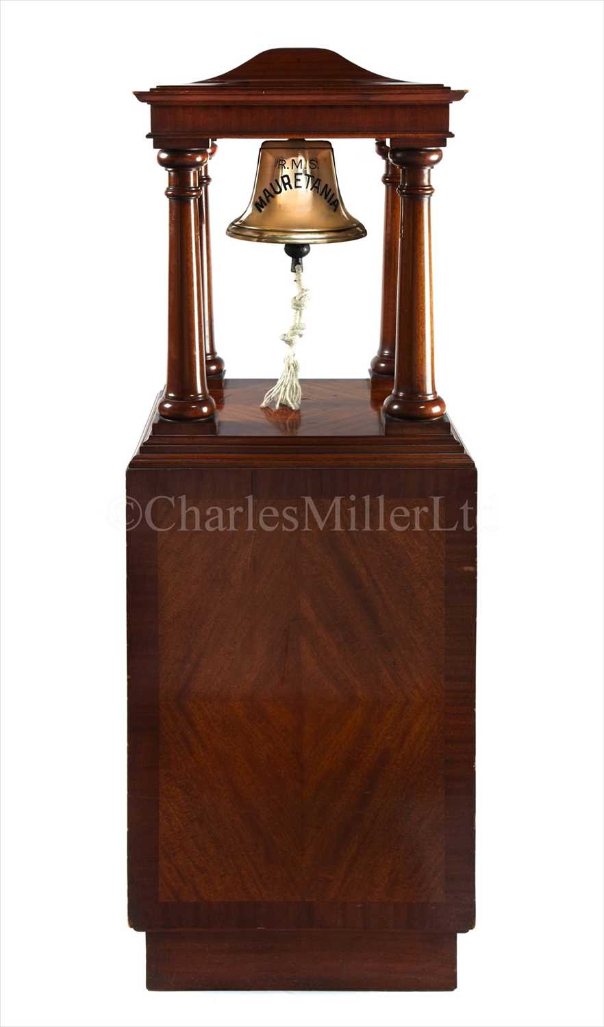 Lot 140 - R.M.S. MAURETANIA'S PURSER'S RECEPTION BELL...