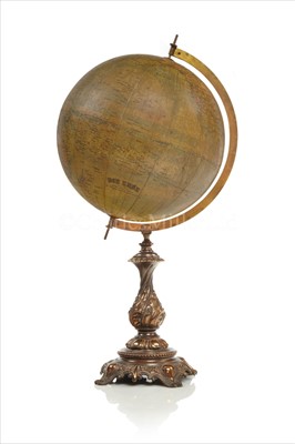 Lot 204 - A 19TH-CENTURY 8IN. GERMAN TERRESTRIAL...