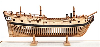 Lot 222 - A WELL-PRESENTED NAVY BOARD-STYLE MODEL OF THE...
