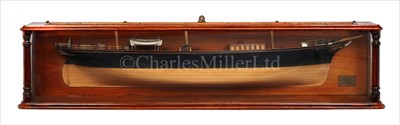 Lot 254 - A HALF-BLOCK BUILDER'S MODEL FOR THE IRON...