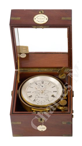 Lot 177 - A TWO DAY MARINE CHRONOMETER BY BROCKBANK, ATKINS & MOORE, LONDON, CIRCA 1880