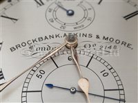 Lot 177 - A TWO DAY MARINE CHRONOMETER BY BROCKBANK, ATKINS & MOORE, LONDON, CIRCA 1880