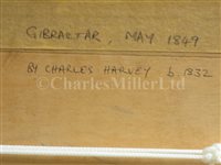 Lot 49 - CHARLES HARVEY (BRITISH, 1832-): An Ottoman xebec sailing off the Rock of Gibraltar